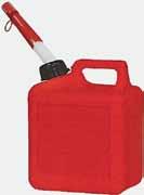 end. 373878 7 99 1-Gal. Red Gas Can Automatic shut off spout.