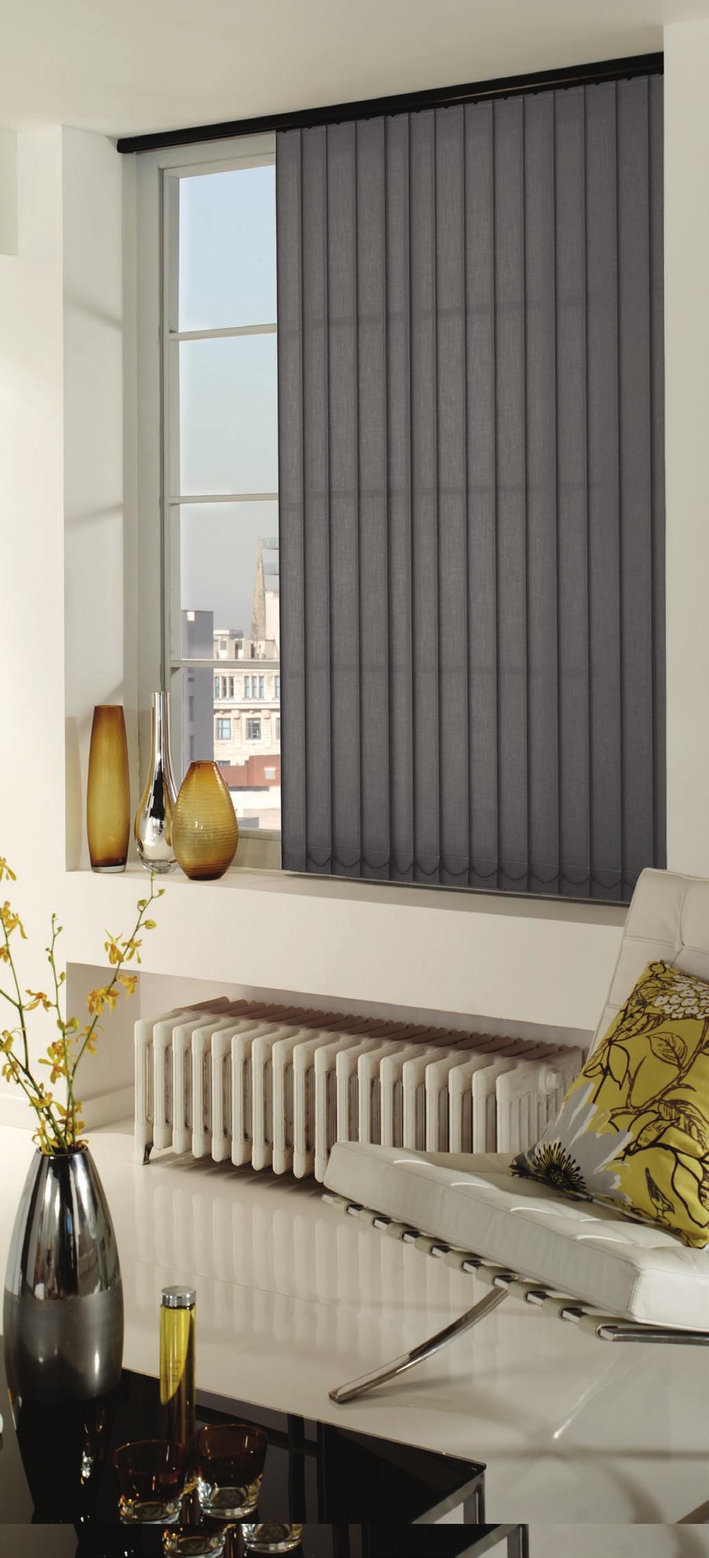 vertical blinds offer the ultimate in shading flexibility and privacy along with modern clean lines and