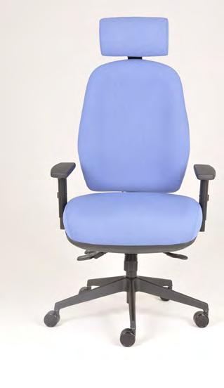 tilt Integral seat slide 50mm travel Adjustable lumbar panel 3 stylish backrest options 2D adjustable arms i-confer