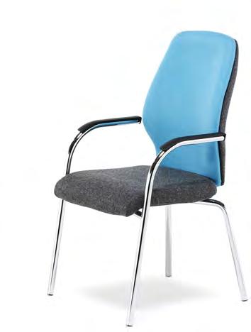 popular tri-curved backrest profiles, Zest is a meeting chair you can rely on for comfort