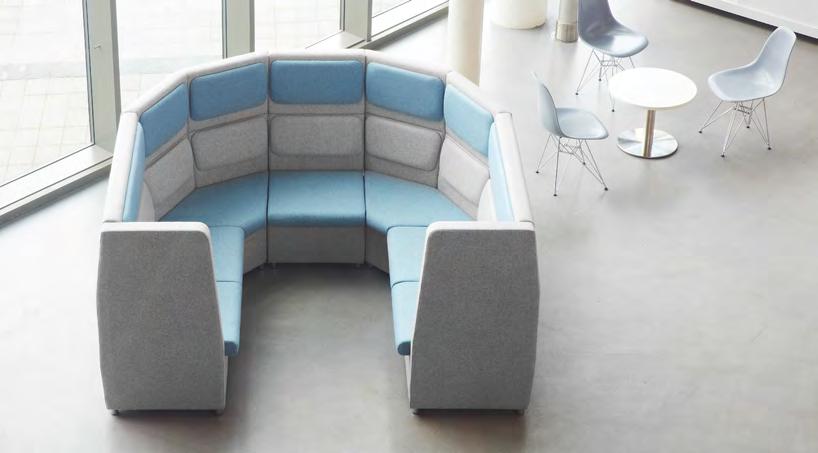POD - Creating a comfortable and acoustic working space in-situ POD provides a spacious area for meetings,