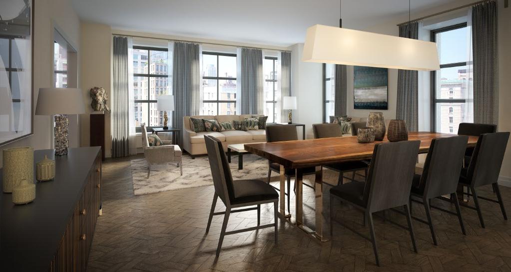 HALF FLOOR RESIDENCES TWO, THREE AND FOUR BEDROOMS 1,662 2,403 SQUARE FEET / 154.4 223.