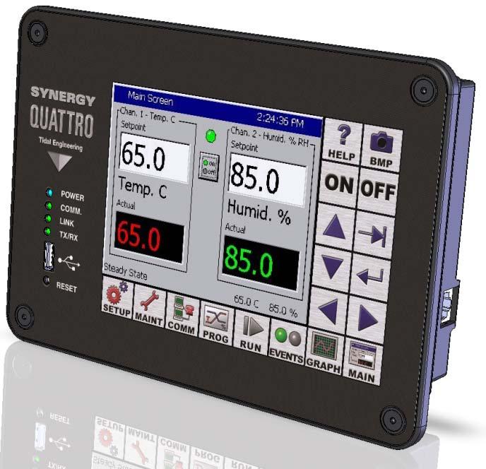 Synergy Quattro Retrofit for VersaTenn III Controllers Introduction Tidal Engineering s Synergy Controller is a family of process control systems designed to drop into virtually any environmental