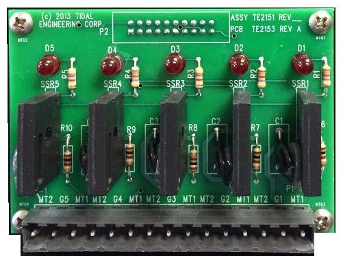 The TE1151 12, 1SM board is standard equipment in Tenney chambers that require it.