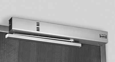 Available for push or pull side mounting, these units can be ordered with integral smoke detectors or remote wireless door releases.