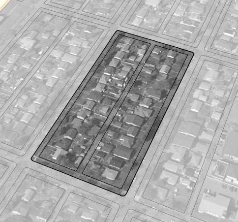 which they were built. Like many other cities, a block size was defined for downtown and residential patterns at the City s inception.
