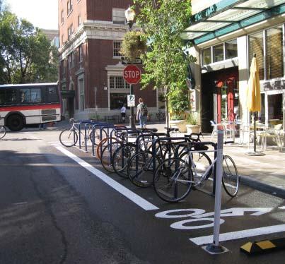 When developing Station Area Plans, the amount of bicycle parking within the station area should be based on: The land uses contained within the plan The Zoning Bylaw The Bicycle Transportation Plan.