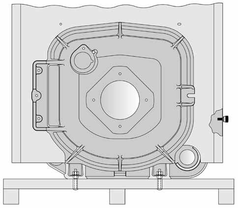 Section III: KnockDown Boiler Assembly (continued) If you are using a burner with the disconnect harness, complete the following assembly instructions for mounting the mating burner disconnect
