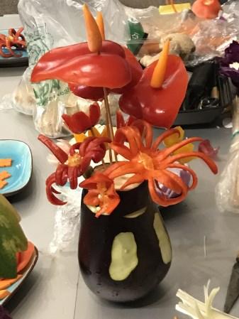 Her program, Fruit and Vegetable Carving, inspired many to jazz up summer