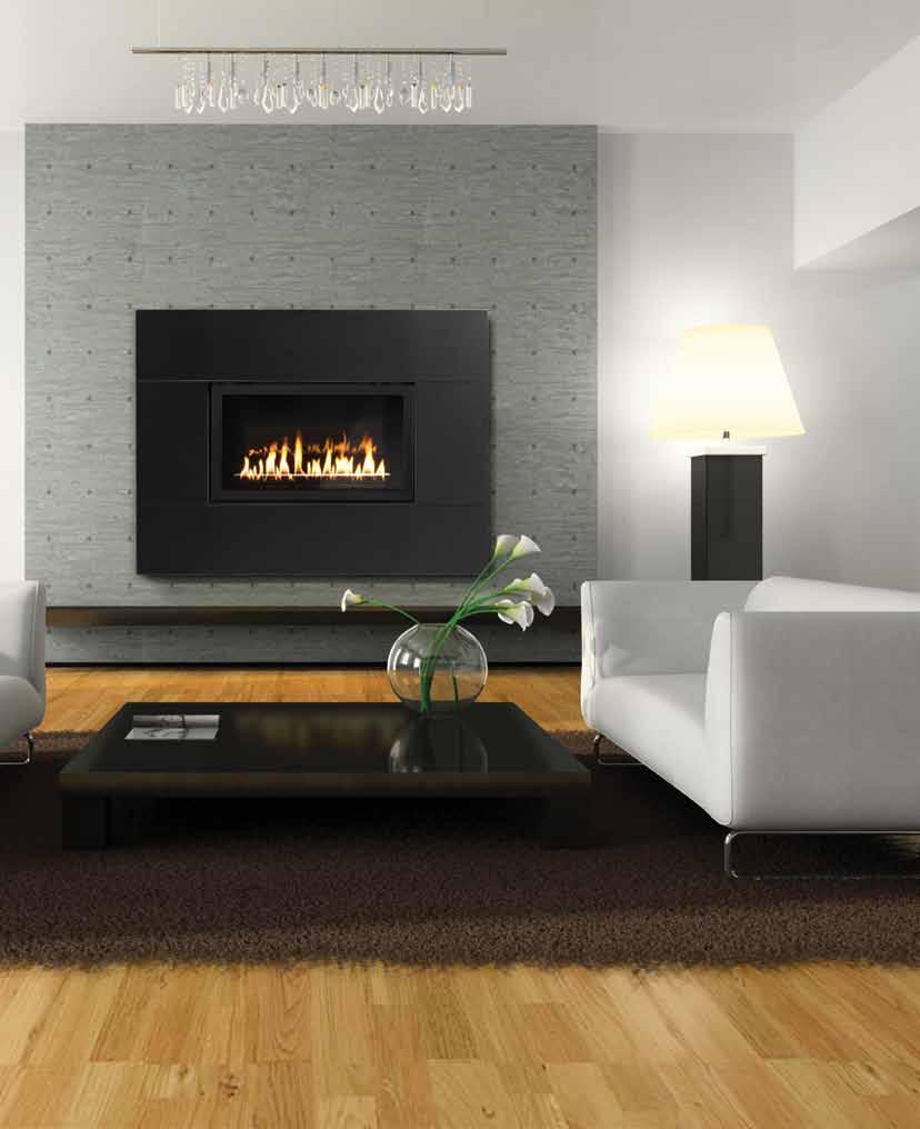 Mantis G-Class Fireplace Package with Matte Black Louverless Surround Humidify While You Heat - Greater Comfort The Mantis captures condensed water a by-product of its clean combustion and