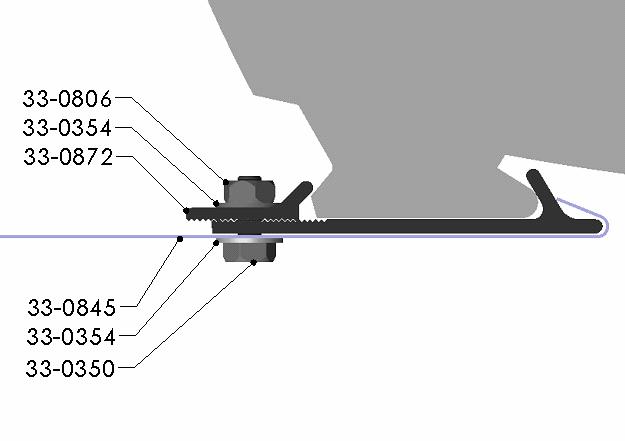 self drilling screws (metal deck) or coach screws (fibro roof).