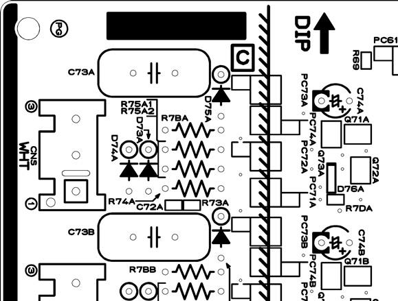 9-9. TEST POINT DIAGRAM Outdoor controller circuit board PUHZ-SHW80VHA PUHZ-SHWVHA PUHZ-SHWYHA