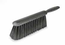 COUNTER BRUSHES 11 ALL PURPOSE BRUSH Stiff synthetic fiber Bristles dislodge dirt, debris and grime on all surfaces Durable bristles for everyday sweeping Good for general cleanup of small to large