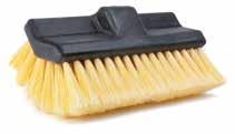 16 WASH BRUSHES STIFF SCRUBBING WASH BRUSHES Stiff scrubbing synthetic fibers Durable bristles for use with a wide range of cleaning chemicals Durable bristles maintain shape Heavy-duty structural