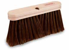 broom head 11202A 12" Stiff sweep upright broom with 48" metal handle 112 109A Quality hardwood block 60-degree threaded handle hole for pushing or pulling debris Ideal to reach under furniture or