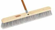 offices, and garages 582224SC 582218 18" Indoor push broom head 582218SC 18" Indoor push broom, side-clipped with 60" x 15/16" wood handle with threaded metal tip 4 Sleeve 582224