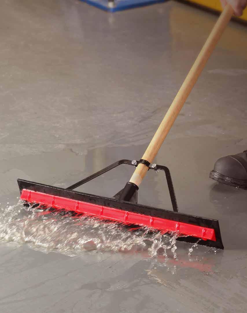 52 BROOMS FLOOR SQUEEGEES Whether you re cleaning a pool deck or patio, garage or warehouse bay, Harper has a squeegee to move water, liquid debris, snow and slush.