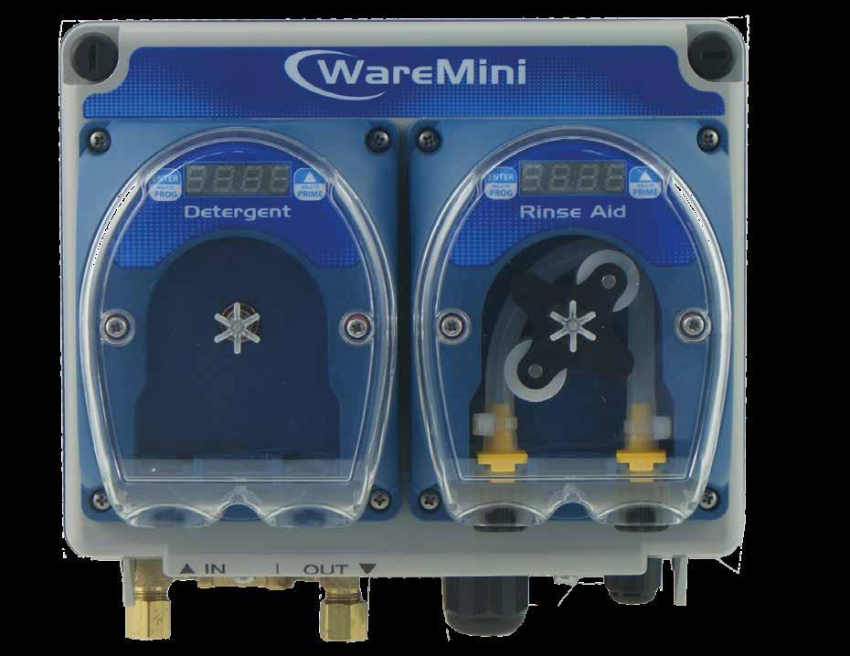 SEKO s new WareMini range offers digital technology enclosed in a small attractive double pump system, pre-cabled and preset.