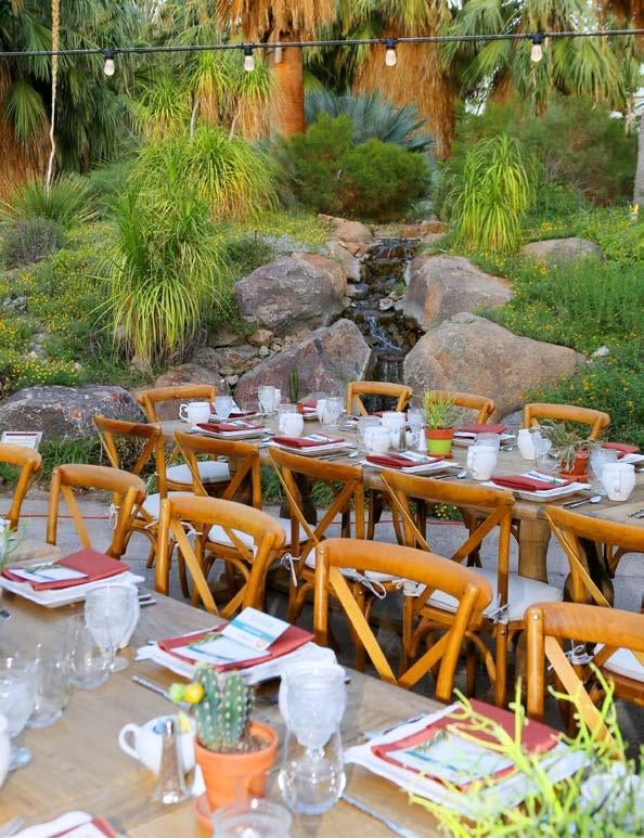 private events Located just minutes from El Paseo and downtown Palm Desert restaurants, shops and hotels The Living Desert Zoo and Gardens is a