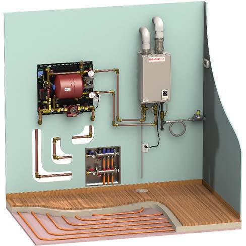 Optional Items 6 -One zone system- Item #6: Master Panel Single - This Master One Zone Panel is utilized when 1 thermostat zone is