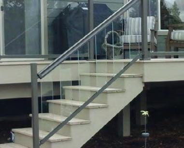 S. and Canada. Railing system constructed from high strength never-rust aluminum alloys.