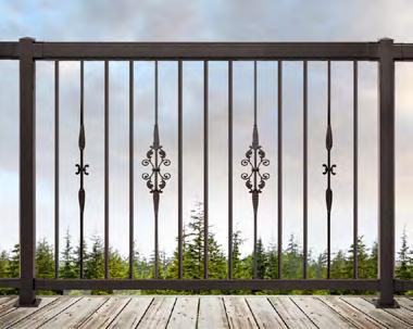 The only Railing System with Patented Lock-In s Strongest Aluminum Railing
