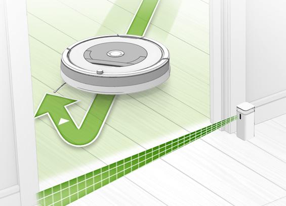If storing off of the Home Base, remove the battery first and then store Roomba and the battery in a cool, dry place. Battery and Charging Charge Roomba using the Home Base.