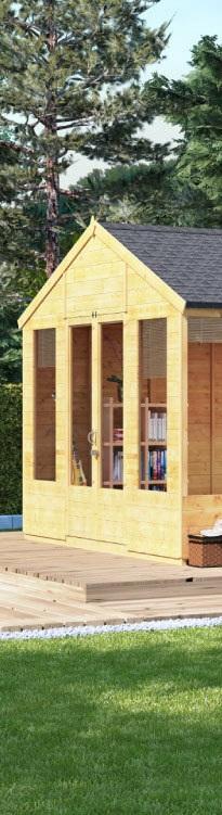 4) Access Consider how you want to access your summerhouse and where it will be located. There are great features of our summerhouses which make accessing them just that bit easier.