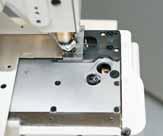 In addition, the machine is provided as standard with a looper thread twining prevention mechanism for improved maintenance.