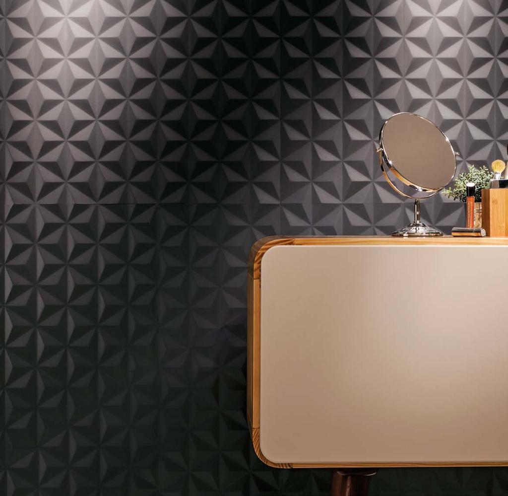 Diamante Pérola Matte 30x90 cm / 12x36 EVIDENCE Wall tile Pared Creativity appears in a play of