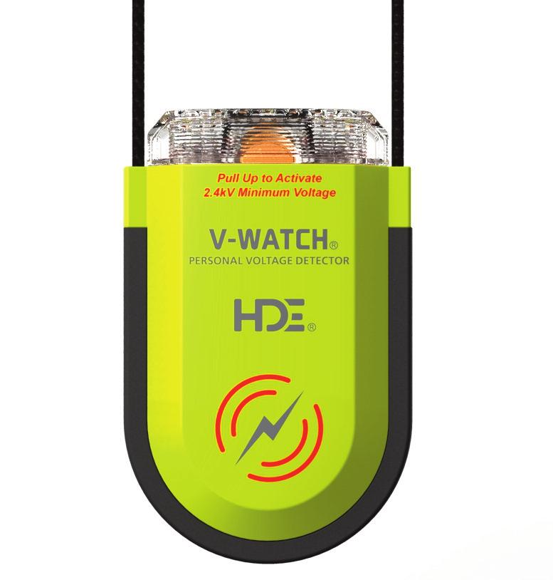 GENERAL DESCRIPTION The V-Watch Personal Voltage Detector detects the strong electric fields surrounding high voltage conductors and power distribution equipment.