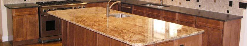 countertops in a brushed