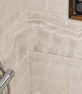 detail of this exquisite marble with its parallel veins and silky appearance.