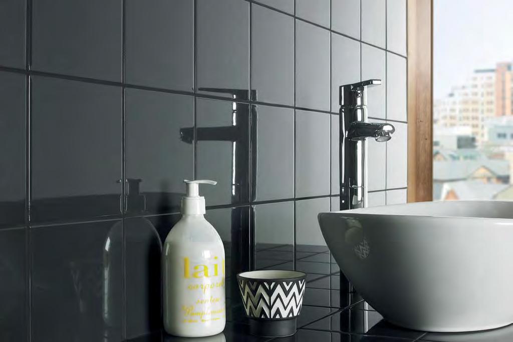All tiles are 148x148mm square so are an ideal choice for any installation.