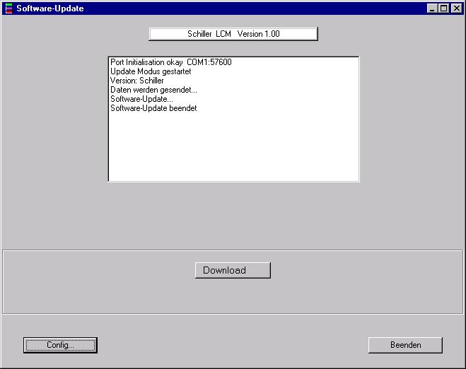 8 Software Download 8.2 Start Download ARGUS LCM/PLUS 5. Press the button Download on the dialogue box of your PC. Fig. 8.5 Software dialogue box 6.