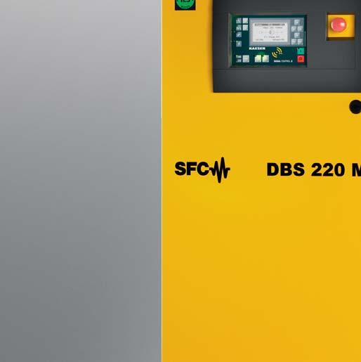 DBS screw blowers also impress with their exceptionally high