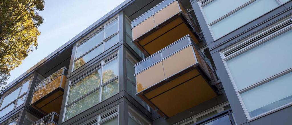 MULTIPLE UNIT BUILDING DESIGN Balconies inset into building mass, Source: GBL Architects.