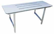 00 Universal design suitable for assisted living installations Quality stainless steel frame construction with durable selfdraining plastic seat Folds flat to wall when not required Robust wall