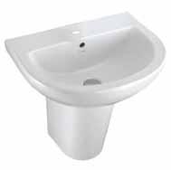 300 Wall Basins Como J3180.1.PW2 $120.00 ($132.00) Attractive mid-size standard basin style Wide soap platform area Matching shroud available Supplied with Plastic O/Flow Plug & Waste Capacity 6.