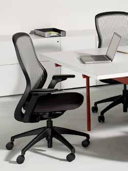 Rotary Conference Chairs ReGeneration by Knoll Be true to form. Innovative in its simplicity, this work chair minimizes materials and components.