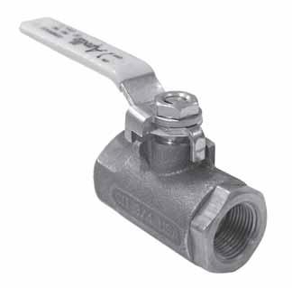 Accessories Field Installed Combination Balancing and Shutoff (Ball) Valves Constructed of brass and rated at 400 psig (2758 kpa) maximum working pressure.