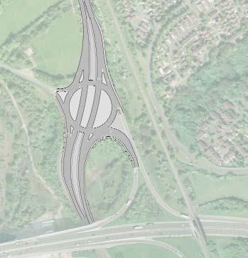 The works will comprise carriageway realignment and the installation of new traffic signals.