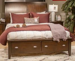 headboard with deep button tufting Cases set on traditional bun feet and thick base moldings Clear sealed drawer boxes have metal center guides and dovetailing Beds available: King Bed (56/58/97) Cal