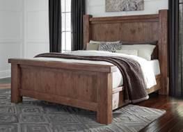 available: King Panel Bed (56/58/97) Cal King Panel Bed (56/58/94) Queen Panel Bed (54/57/96) B714 Tamilo (Signature Design Millennium) Vintage casual look made of pine solids and veneers