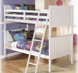 Storage (60/84/86/87/B100-12) No box spring B102 Lulu B103 Leo Bedroom group in a white finish with a variety of bed options Rolling trundle storage box enables the option of storage or twin mattress