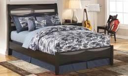 color hardware Shaped overlay drawer fronts and felt drawer bottom on select drawers Storage bed features 8 drawers King and queen beds also