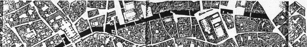 Haussmanization in Rome, 1881: Cutting a grand boulevard through the medieval tangle Rome, alternative routes for the new Corso Vittorio Emanuele,