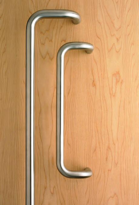 ORBIS COMMERCIAL PULL HANDLES Pull Handles Cranked A series of cranked round bar pull handles for bolt through fixing or fixing back to back Supplied complete with fixings to suit timber doors