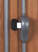 For increased security there is the option of an additional modular locking point.
