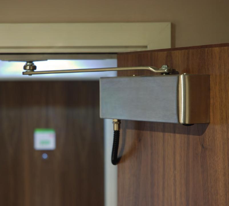 Within the Orbis Commercial range is a selection of lever and pull handle designs and an advanced system of door closers